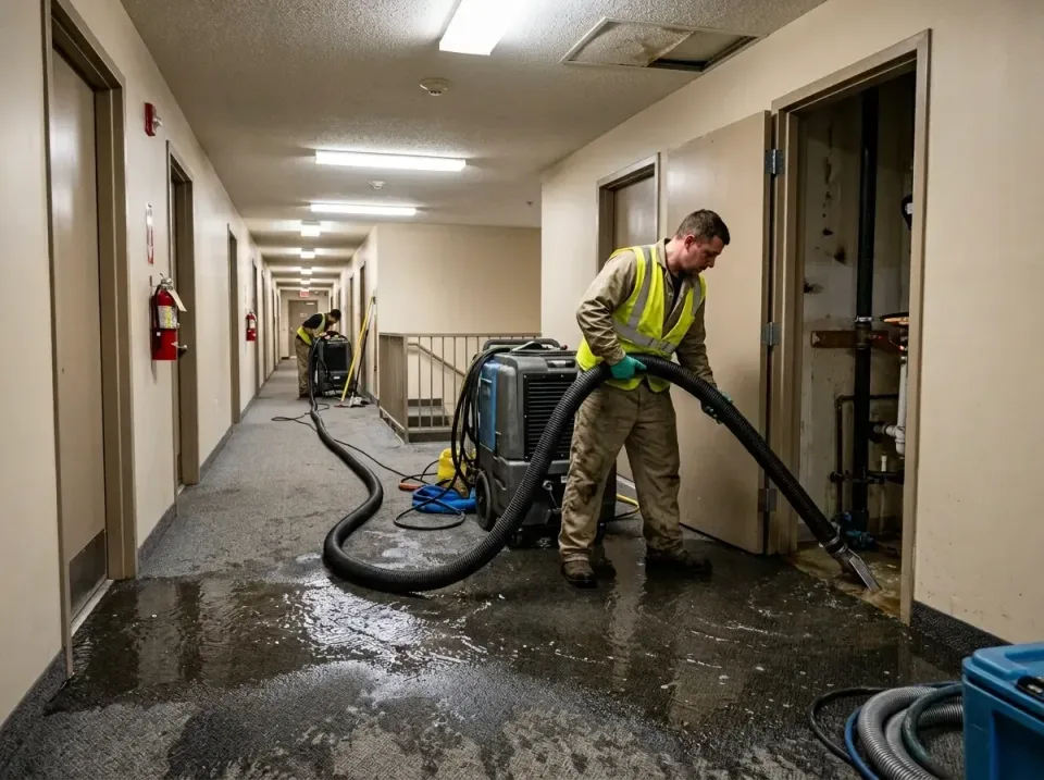 multi-unit-apartment-hallway-f-005 — frequently asked questions, Emergency Burst Pipe Water Extraction & Removal in Massapeq…